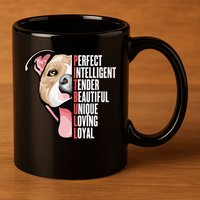 Pitbull Proud Pitbull Owners 11oz C Handle Ceramic Mug
