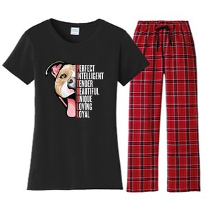 Pitbull Proud Pitbull Owners Women's Flannel Pajama Set