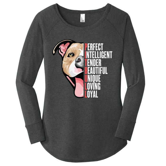 Pitbull Proud Pitbull Owners Women's Perfect Tri Tunic Long Sleeve Shirt