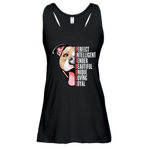 Pitbull Proud Pitbull Owners Ladies Essential Flowy Tank