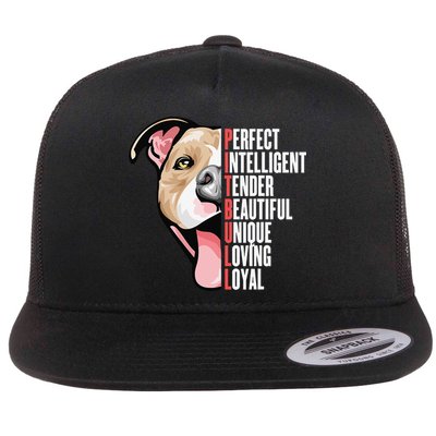 Pitbull Proud Pitbull Owners Flatbill Hat