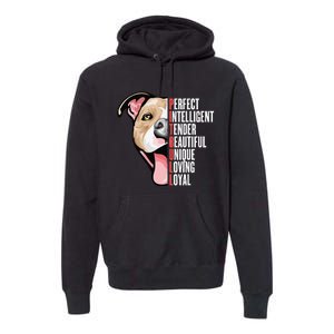 Pitbull Proud Pitbull Owners Premium Hoodie