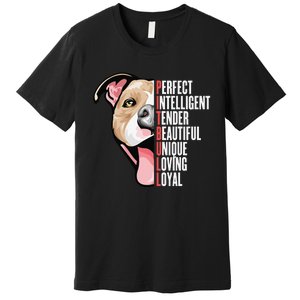 Pitbull Proud Pitbull Owners Premium T-Shirt