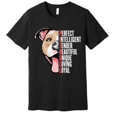 Pitbull Proud Pitbull Owners Premium T-Shirt