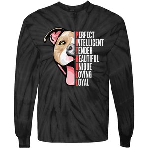 Pitbull Proud Pitbull Owners Tie-Dye Long Sleeve Shirt