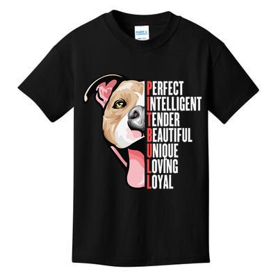 Pitbull Proud Pitbull Owners Kids T-Shirt