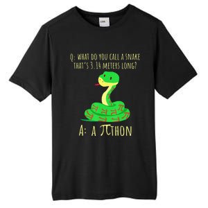 Python Pithon Pi Symbol Math Teacher Funny Pi Day Tall Fusion ChromaSoft Performance T-Shirt