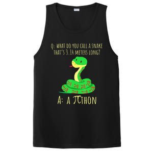 Python Pithon Pi Symbol Math Teacher Funny Pi Day PosiCharge Competitor Tank