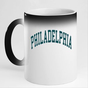 Philadelphia Pennsylvania 11oz Black Color Changing Mug