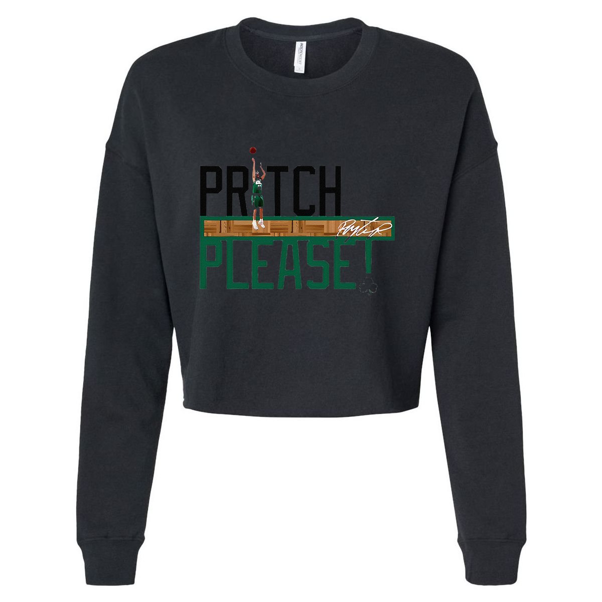 Pritch Please Cropped Pullover Crew