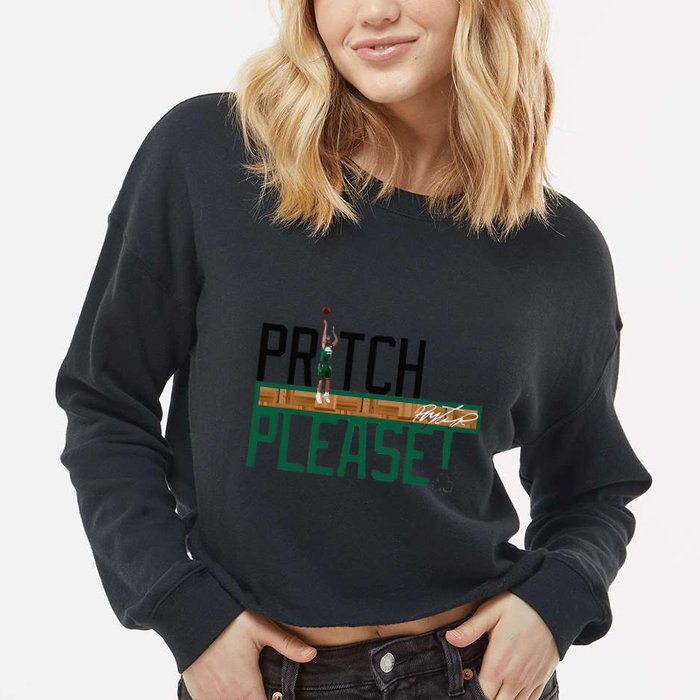 Pritch Please Cropped Pullover Crew