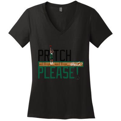 Pritch Please Women's V-Neck T-Shirt