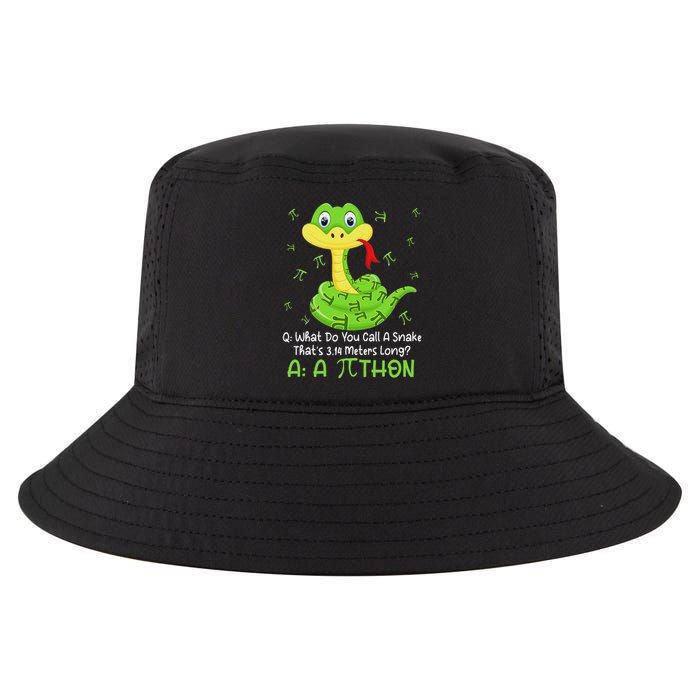 Python Pithon Pi Symbol Funny Math Teacher Pi Day Cool Comfort Performance Bucket Hat