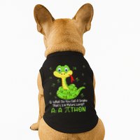 Python Pithon Pi Symbol Funny Math Teacher Pi Day Doggie Tank