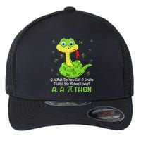 Python Pithon Pi Symbol Funny Math Teacher Pi Day Flexfit Unipanel Trucker Cap