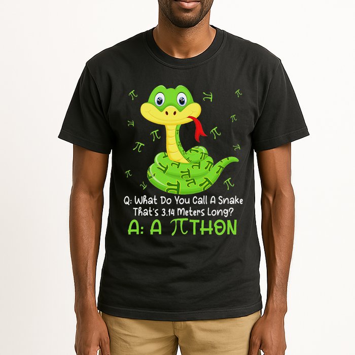 Python Pithon Pi Symbol Funny Math Teacher Pi Day Tall T-Shirt
