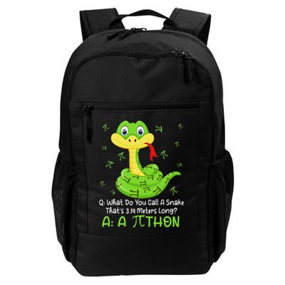 Python Pithon Pi Symbol Funny Math Teacher Pi Day Daily Commute Backpack