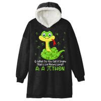 Python Pithon Pi Symbol Funny Math Teacher Pi Day Hooded Wearable Blanket