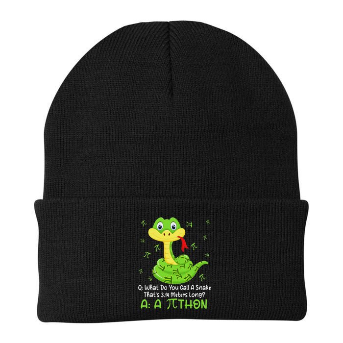Python Pithon Pi Symbol Funny Math Teacher Pi Day Beanie