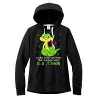 Python Pithon Pi Symbol Funny Math Teacher Pi Day Women's Fleece Hoodie