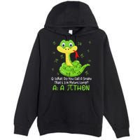 Python Pithon Pi Symbol Funny Math Teacher Pi Day Premium Pullover Hoodie