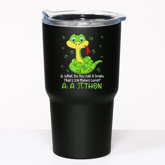 Python Pithon Pi Symbol Funny Math Teacher Pi Day Tumbler