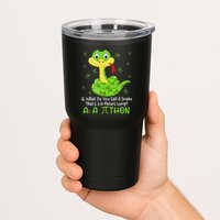 Python Pithon Pi Symbol Funny Math Teacher Pi Day Tumbler