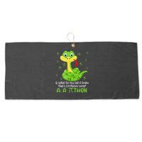Python Pithon Pi Symbol Funny Math Teacher Pi Day Large Microfiber Waffle Golf Towel