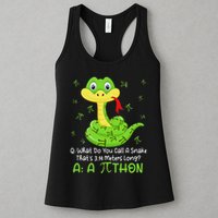 Python Pithon Pi Symbol Funny Math Teacher Pi Day Womens Tank Top