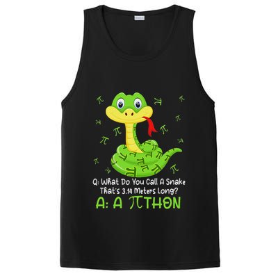Python Pithon Pi Symbol Funny Math Teacher Pi Day PosiCharge Competitor Tank