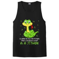 Python Pithon Pi Symbol Funny Math Teacher Pi Day PosiCharge Competitor Tank