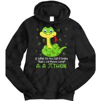Python Pithon Pi Symbol Funny Math Teacher Pi Day Tie Dye Hoodie