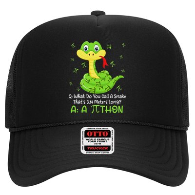Python Pithon Pi Symbol Funny Math Teacher Pi Day Trucker Hat