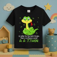 Python Pithon Pi Symbol Funny Math Teacher Pi Day Toddler T-Shirt