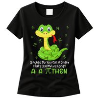 Python Pithon Pi Symbol Funny Math Teacher Pi Day Women's T-Shirt