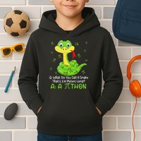 Python Pithon Pi Symbol Funny Math Teacher Pi Day Kids Hoodie