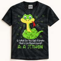 Python Pithon Pi Symbol Funny Math Teacher Pi Day Kids Tie-Dye T-Shirt