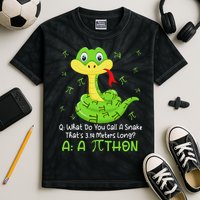 Python Pithon Pi Symbol Funny Math Teacher Pi Day Kids Tie-Dye T-Shirt
