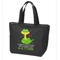 Python Pithon Pi Symbol Funny Math Teacher Pi Day Zip Tote Bag