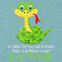 Python Pithon Pi Symbol Funny Math Teacher Pi Day Sueded Cloud Jersey T-Shirt