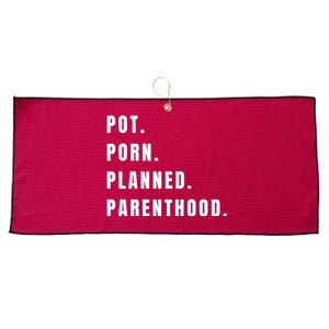 Pot Porn Planned Parenthood Large Microfiber Waffle Golf Towel