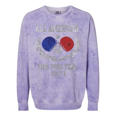 Ping Pong Colorblast Crewneck Sweatshirt