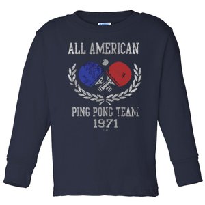 Ping Pong Toddler Long Sleeve Shirt