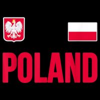 Poland Polska Polish Flag Souvenir Gift Soccer Jersey 16 in Basic Backpack
