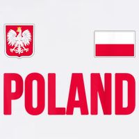 Poland Polska Polish Flag Souvenir Gift Soccer Jersey Womens Tank Top