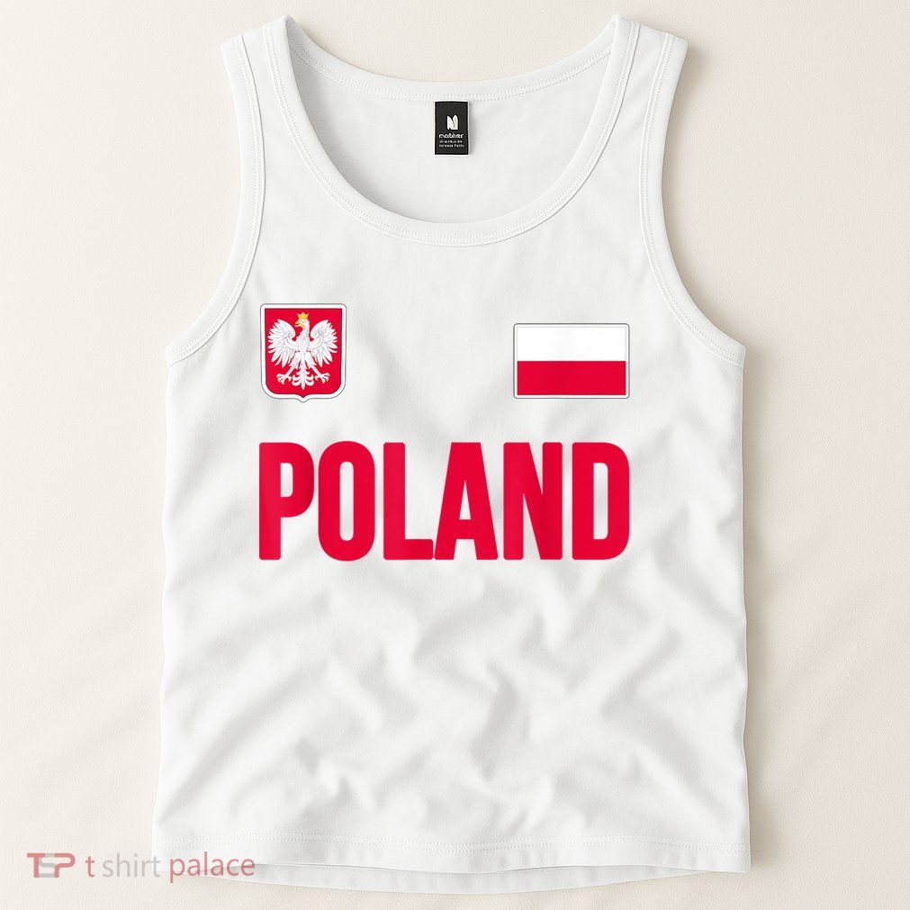 Poland Polska Polish Flag Souvenir Gift Soccer Jersey Tank Top