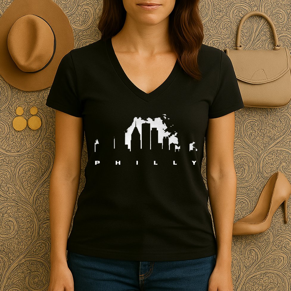 Philadelphia Pennsylvania Women's V-Neck T-Shirt