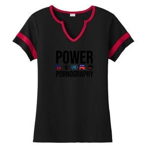 Power Porn Ladies Halftime Notch Neck Tee