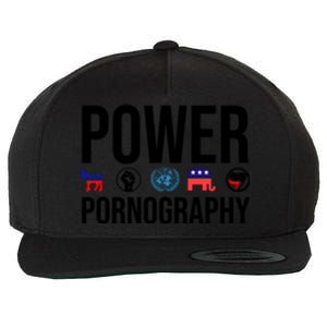 Power Porn Wool Snapback Cap