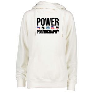 Power Porn Womens Funnel Neck Pullover Hood